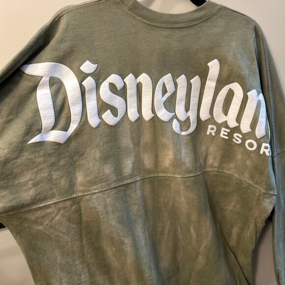 Disney Disneyland Resort Spirit Jersey Adult XXL Green Tie Dye Shirt Long Sleeve - Picture 5 of 6